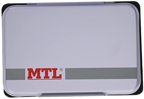 MTL 79532 - Tampón metálico de sellar, 109 x70 mm, color negro