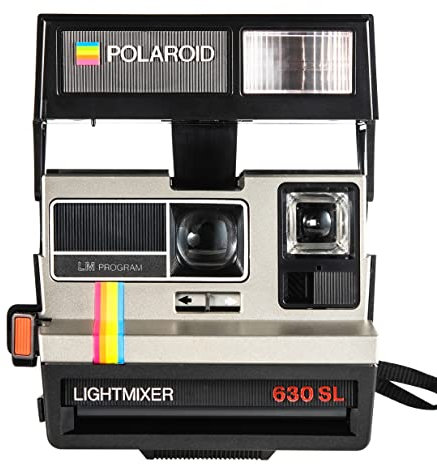 Polaroid 630 SL Lightmixer Silver woth Rainbow Stripe