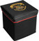 United Labels Harry Potter Aufbewahrungsbox mit Deckel - Hogwarts Kinder Kinderzimmer Spielzeugkiste ideal für Kallax Regal Schwarz 28 x 28,5 x 28,5 cm
