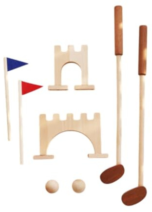AMSLSIU Set da golf per bambini, giocattolo per esercizi, per giochi da interni ed esterni per bambini di 3 4 5 6