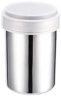UUYYEO Stainless Steel Powder Shaker Sifter Powdered Sugar Dispenser Shaker Mesh Pepper Chocolate Shaker Seasoning Can with Lid for Icing Sugar Cinnamon