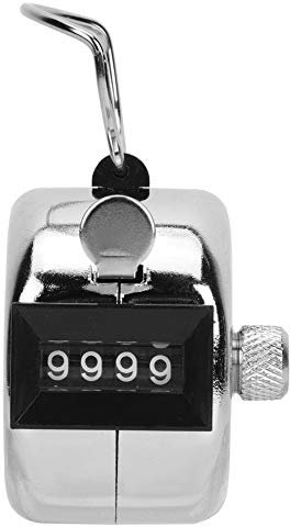 LANTRO JS Contatore clicker Contatore a 4 cifre Contatore quantità contatore contatore dito contatore giro contatore per persone contatore scuola sportiva