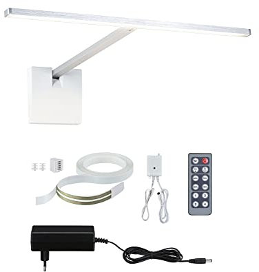 Paulmann 95577 Luminaria LED para cuadros Xana 420lm incl. 1x5,5 W regulable, iluminación de cuadros 2700 K