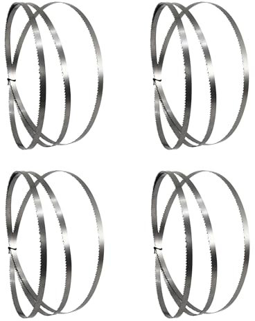 FMingNian 4PCS 1400mm Bandsaw Blade Wood Cutting Band Saw Tape 1400x6.35x0.35mm Woodworking Tool Accessories For Draper TPI 6 10 15 (Size : TPI 15)