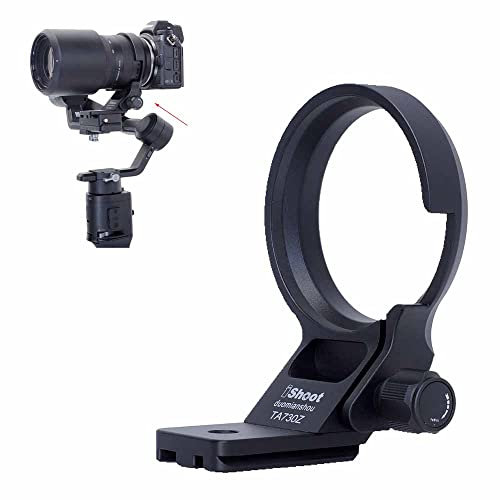 iShoot Anello di montaggio per treppiede Collare per obiettivo compatibile con Tamron 70-300 f/4.5-6.3 Di RXD III A047 Z Mount, Porta Staffa di Supporto Lenti è Arca-Swiss Fit Piastra a Sgancio Rapido