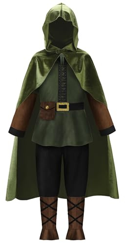 ReliBeauty Déguisement Archer Enfant Costume Garçon et Fille pour Halloween Carnaval,120