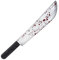 Halloween Bloody Machete Costume Prop Accessory, Killer Clown Jason Horror Scary Cosplay Fancy Dress Fake Realistic Bleeding Slasher Toys Weapons