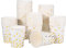 NUWIQ Lot de 60 gobelets en carton colorés, 250 ml, pour fêtes d'anniversaire, décorations de mariage, camping, blanc