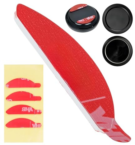 Ersatz Klebepads Set, 4 Stück, kompatibel mit OOONO CO-Driver NO1 Blitzerwarner, doppelseitiger Spezialkleber für Windschutzscheibe, Armaturenbrett, Kleber Pads Radarwarner, Klebesticker Glas Warner