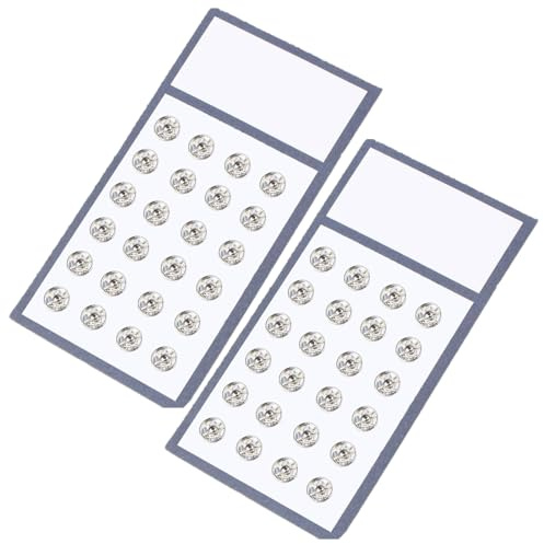48-Piece Mini Snap Fastener Kit - 6mm Silver Metal Sew-On Buttons for Doll Clothes & DIY Garment Crafting (Press Studs for Clothing Accessories)