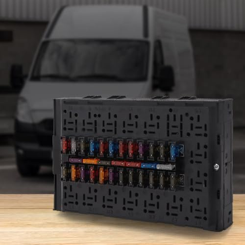 Artudatech Portafusibili 2997086 Originalteil Fusibili Piatti 4838244 per Iveco Daily II III 1989-2006 Scatola dei fusibili 112 Pins Auto Blocco fusibili Box