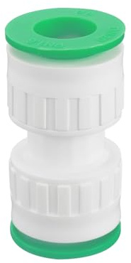 Ctyjia 1 Pieza Conector de Tubería de Agua Recto, 20mm Conector Rápido de Tubería de Agua, Adaptador de Conexión Rápida para Tuberías de PPR, PE y PVC
