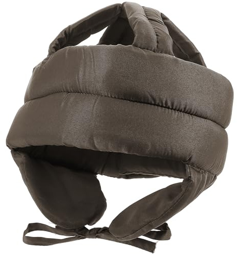 OSALADI Gorra Protectora Anticaídas para Personas Mayores, Sombrero Ligero de Algodón 100% Espuma Interior, Casco de Seguridad Cómodo para Uso Diario en Hogar y Exteriores, Color Verde