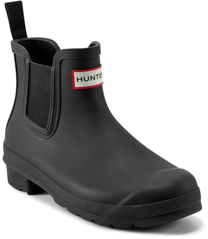Hunter Damen original Chelsea Bootsschuh, Schwarz, 42 EU