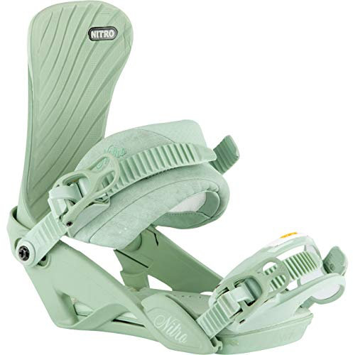 Nitro Damen IVY '22 All Mountain Freestyle Freeride Bindung Snoboardbindung Snowboardbindung, Icicle, S/M
