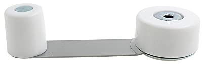 Butoir Butée Bloque-Porte Chromé - Type Pivotant - Monté sur le Sol - Blanc - par Lifeswonderful