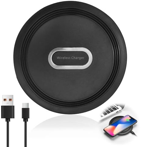 15W kabelloses Ladegerät - Induktive Schnellladung - Kompatibel mit Google Pixel, Samsung Galaxy, iPhone - Intelligentes Design - Sicheres Laden