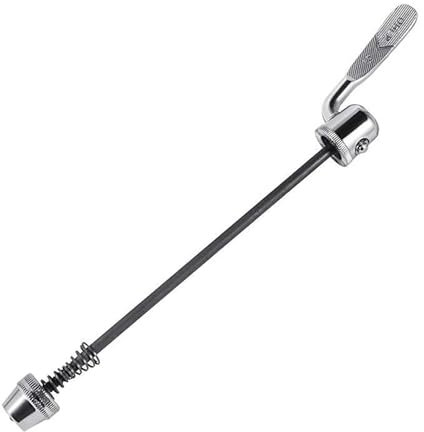 HAFRILY 1 pieza de aleación de aluminio de liberación rápida bicicleta para rueda delantera y trasera compatible con cierre rápido para entrenamiento de rodillos de interior, bicicleta de carreras,