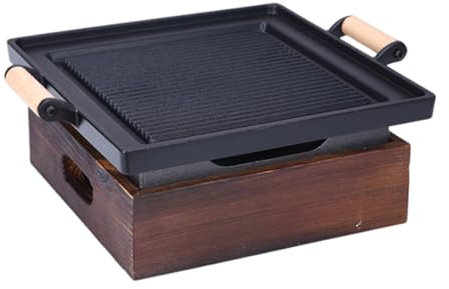 Griglia a carbone, griglia for barbecue, griglia Yakiniku da tavolo, griglia for barbecue rettangolare antiaderente multifunzionale, hibachi giapponese, riscaldamento rapido for cucina, picnic, campeg