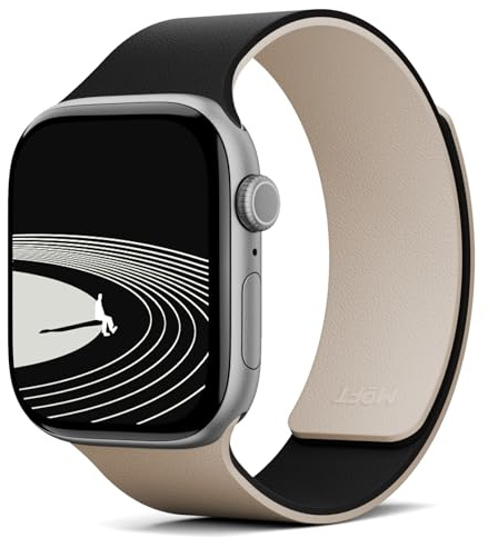 MOFT Ersatzarmband Kompatibel mit Apple Watch Armband 40/41/42/38mm Damen Herren, Doppelseitiges Magnetisches Silikon Armband für iWatch Series 11/10/9/8/7/SE/6/5/4/3/2/1
