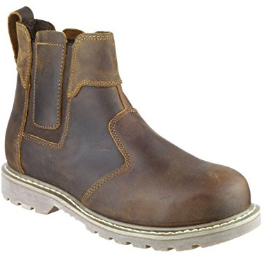 Amblers Safety Fs165 Mens Safety Boots Brown 9 UK