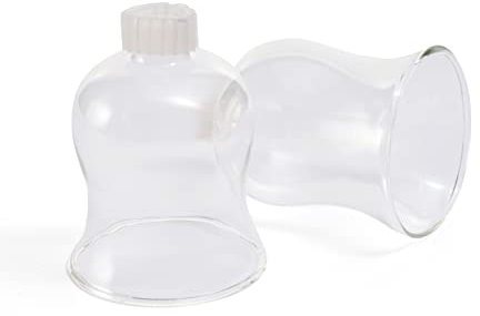 2 Stück Novaliv Teelichtaufsatz klar 8 cm Glasaufsatz für Kerzenleuchter Kerzenständer Glas Adventskranz Teelichthalter Stabkerzenhalter Kerzenpick