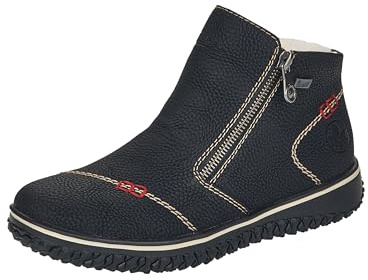 Rieker Bottes tendance L4270 pour femme, Noir, 40 EU