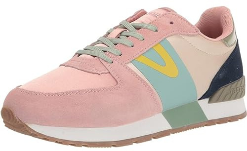 TRETORN - Zapatillas Loyola con Cordones para Mujer, Coral, 38.5 EU