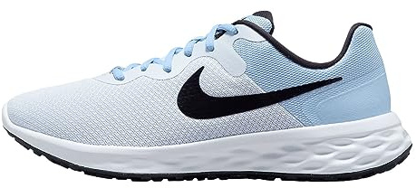 Nike Revolution 6 Straßenlaufschuh für Herren, Football Grey/Black-Cobalt Bliss-Wh, DC3728-014, 46 EU (12 US)