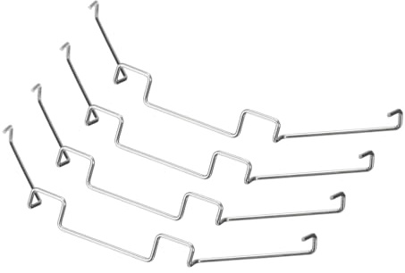sourcing map 4 st fläktkopplingar för CPU-kylfläns, fast typ övre kroköppkopplingar med 9 cm kabel för PC-moderkort, CPU-kylare