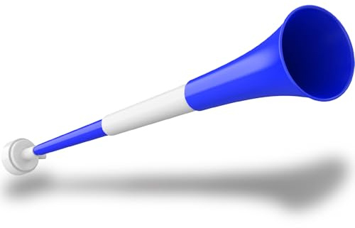 Qidoe Collapsible Stadium Horn Noise Maker 24 Inch Vuvuzela Blow Horns Loud Sound Soccer Horn Blow Horn Noisemakers for Sporting Events Graduation Games Sports Party Supplies Favors Accessories