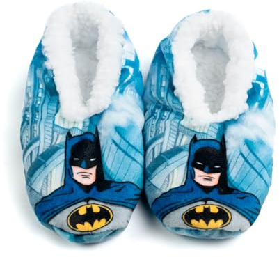 United Labels Batman - Ballerine pantofole per bambini, blu, 23/26, pantofole in ABS con gommini antiscivolo, pantofole foderate