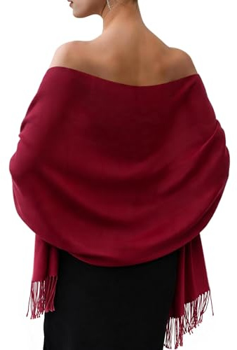FURTALK Women's Pashmina Shawls and Wraps for Evening Dress Long Scarf Wedding Bride Bridesmaid Shawl Gifts