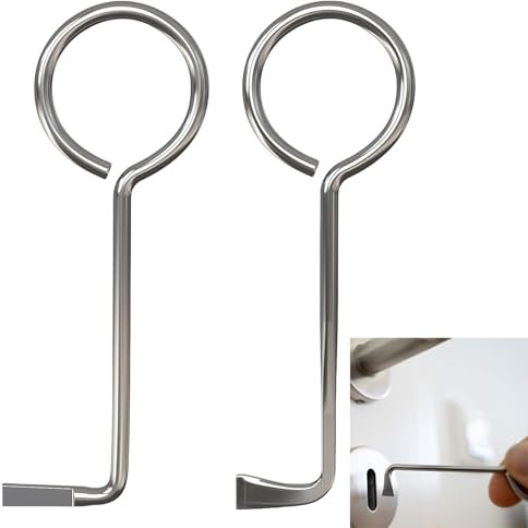 2 Stück Dietrich Set, Profi Buntbartschlüssel Universal, Bartschlüssel Dietrichset, Öffnet Nahezu Jede Tür, Universalschlüssel für Zimmertüren, Öffnungs Werkzeug Ditrichsett aus Edelstahlmaterial