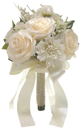 XLWLLNJ Ramo de Novia de Novia de la Novia Bouquet Romantic Decorative Floral Peces Bouquet para el Aniversario de propuestas