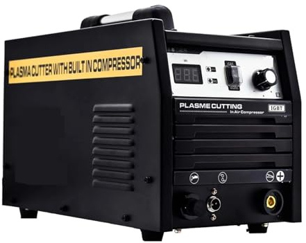 Taglierina Al Plasma Con Compressore D'aria Incorporato, Saldatrice Inverter Con Pompa Del'aria For Utensili In Rame E Acciaio Inossidabile Potente Precisa