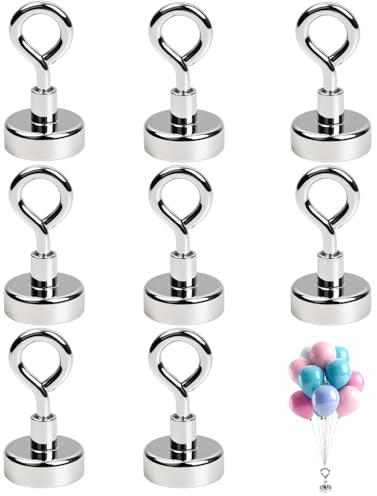 UEAVOID Pesi per Palloncini 8 Pezzi, Riutilizzabili e Stabili per Elio. Mantengono i palloncini fermi, ideali per Feste, Matrimoni, Compleanni e Decorazioni.