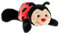 Schaffer Knuddel mich! Schaffer 3456 Plüsch Magnetic Marienkäfer Bolle, rot-schwarz