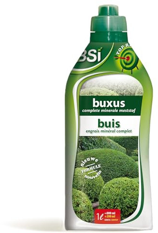 BSI - Engrais - Buis - Minéral - Liquide - Pour Toutes Les Espèces - Avec Oligo-Eléments - Solubles Dans l'Eau - 1L