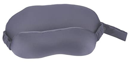 1 Stück Fliegenmaske Yoga-Kissen Reise-Augenmaske Camping-Schaumstoff-Kissen Reise-Camp-Kissen Graues Büro-Kissen Augenmasken-Kissen 2-In-1-Augenmasken-Kissen Augenkissen