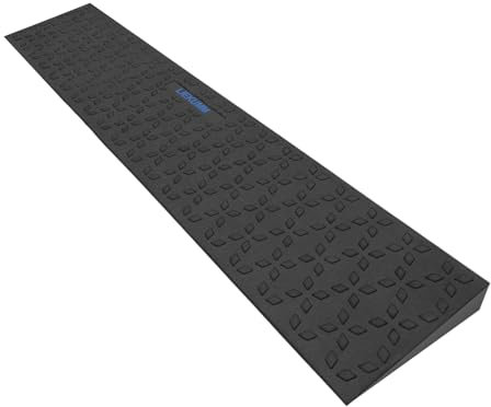 LIEKUMM Rampa per soglia in gomma, altezza 3 cm, antiscivolo per sedia a rotelle con motivo a stella polare, portata 650 kg, per aperture di porte, gradini, marciapiedi, scooter, passeggini, moto