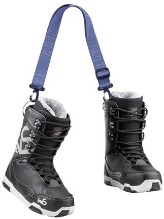 Kolti Ski Boot Carrier Strap with 360 Rotatable Degree Buckle, Adjustable Ski Carrier Shoulder Strap Skiing Accessories for Adults Teens Skiing Winter Outdoor