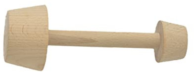 ABOOFAN Egg Tart Pastry Pusher and Wooden Tamper Baking Kitchen Tool for Homemade Desserts for Tart Making and Pastry Baking