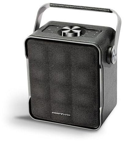 Energy Sistem Classy Essence – Altavoz Bluetooth 70W con True Wireless Stereo, Ecualizador Ajustable, Extra Bass, batería de 8h, USB, MP3, WAV, FLAC, diseño Premium en Aluminio y asa integrada