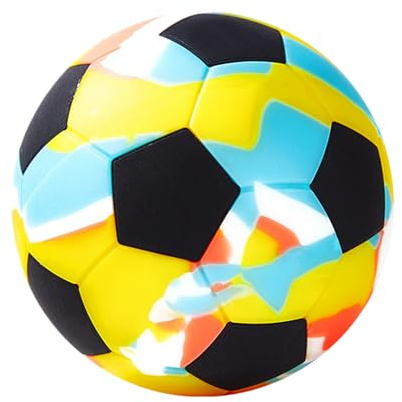 Kustimantu Palla da Massaggio, Pallone da Calcio per Massaggio Muscolare, Per Yoga E Sport, Attrezzatura Rilassante In Silicone Per Mani, Spalle Schiena E Piedi
