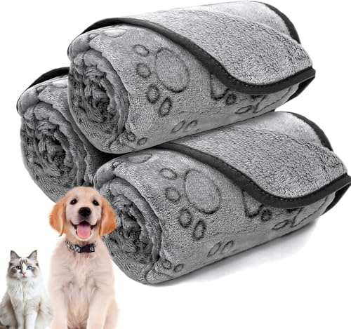 Coperta per cani e gatti, 77 x 55 cm Morbida coperta per animali domestici lavabile, in flanella per cani e gatti di piccola taglia, morbida e calda materassino per dormire per animali