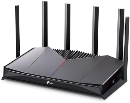 TP-Link Dual-Band BE6500 WiFi 7 Gaming Router Archer GE400 | 6-Stream 6.5 Gbps | 2 x 2.5G + 3 x 1G | Game Acceleration, Dedicated Gaming Port & Panel, RGB Lighting | Easymesh, Homeshield | No 6 GHz