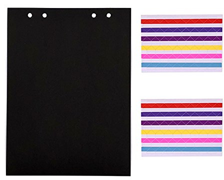 ThxMadam Scrapbooking Album Foto Carta 23,5x17,5CM, 20pcs Extra Refill Pagine Carta Interna del Libro Fotografico per Scrapbook Foto Album 26.5x19CM per Album Foto ‘Direttore B’ ‘Dente di Leone B’
