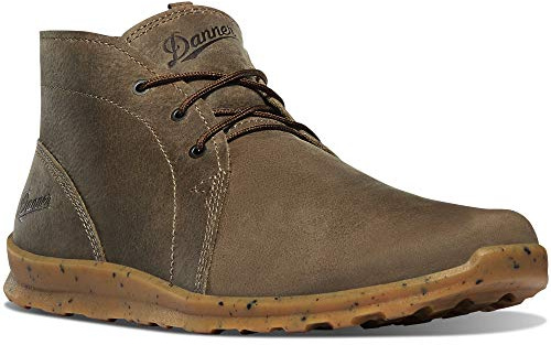 Danner 4.5 Forest Chukka Hiking Shoes - Lightweight Work Boots for Men - Durable Leather Boots for Men - Comfortable for Trails - Timberwolf - 11.5