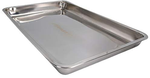 Stainless Steel Low Profile Drip Tray Pan 600 x 400 x 48 Holder Container For BBQ
